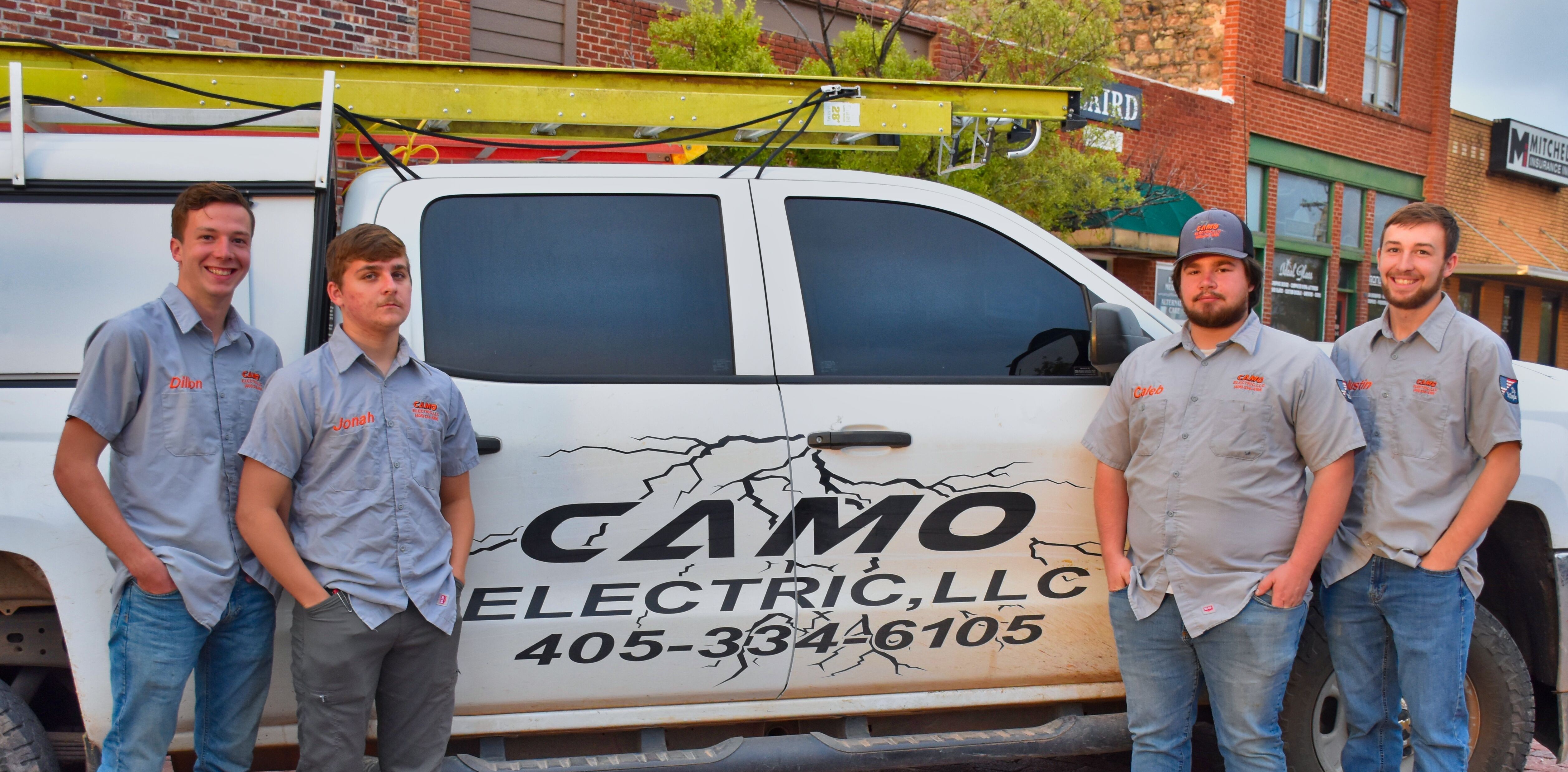 Camo Electric service truck